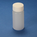 Scintillation Vial, 20mL, HDPE, with Separate White Screw Cap - Pack of 1000