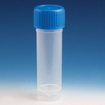 Container, Universal, 30mL, Attached Screwcap, PP, Conical Bottom, Self-Standing, 100/Bag, 5 Bags/Unit - Pack of 500