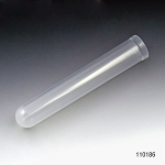 Culture Tube, 17 x 100mm (14mL), PS, STERILE, Attached Dual Position Cap, 25/Bag, 20 Bags/Unit - Pack of 500