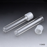 Culture Tube, 12 x 75mm (5mL), PS, with Separate Dual Position Cap - Pack of 1000