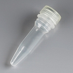 Microtube, 0.5mL, Attached Screw Cap for Color Insert, with O-Ring, STERILE, PP, 100/Bag, 10 Bags/Unit - Pack of 1000
