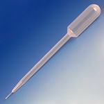 Transfer Pipet, 8.7mL, Fine Tip, 147mm, 400/Dispenser Box - Pack of 400