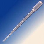 Transfer Pipet, 5.0mL, Blood Bank, Graduated to 2mL, 155mm, 500/Dispenser Box, 10 Boxes/Unit - Pack of 5000