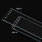 Microscope Slides, Diamond White Glass, 25 x 75mm, 45° Beveled Edges, Clipped Corners, Plain, 72/Box, 20 Boxes/Case (10 Gross) - Pack of 1440
