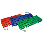 Workstation Rack for CryoCLEAR vials, Polycarbonate (PC), 40-Place (10x4 format), RED - Pack of 1