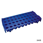 Workstation Rack for CryoCLEAR vials, Polycarbonate (PC), 40-Place (10x4 format), BLUE - Pack of 1