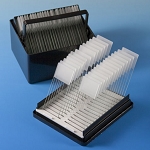 Slide Staining Dish, Black POM, for 1 rack of 25 slides (for use with Rack #513220)
