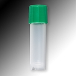 Sample Tube, 2mL, External Threads, PP, Round Bottom, Self-Standing - Pack of 1000
