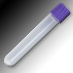 Sample Tube, 4mL, External Threads, PP, Round Bottom - Pack of 1000