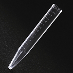 Centrifuge Tube, 15mL, PS, Molded Graduations, 250/Bag, 4 Bags/Unit - Pack of 1000